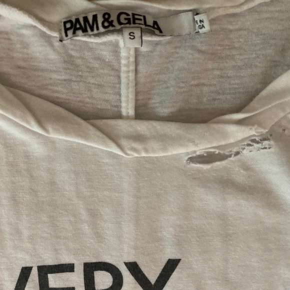 PAM & GELA | Frankie Destroyed Muscle Tee | Small - Picture 4 of 4